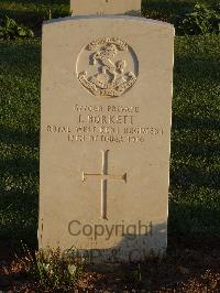 Salonika (Lembet Road) Military Cemetery - Borkett, J